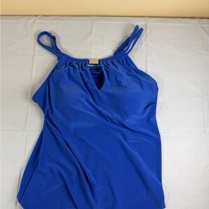 Elegant Blue Women's Swim Top